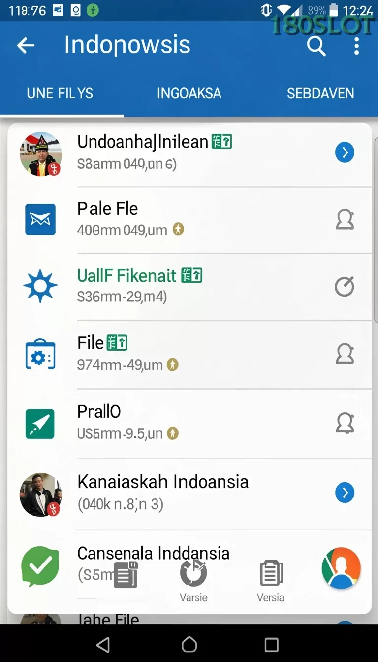 Cuplikan layar BIG77 — aktivitas