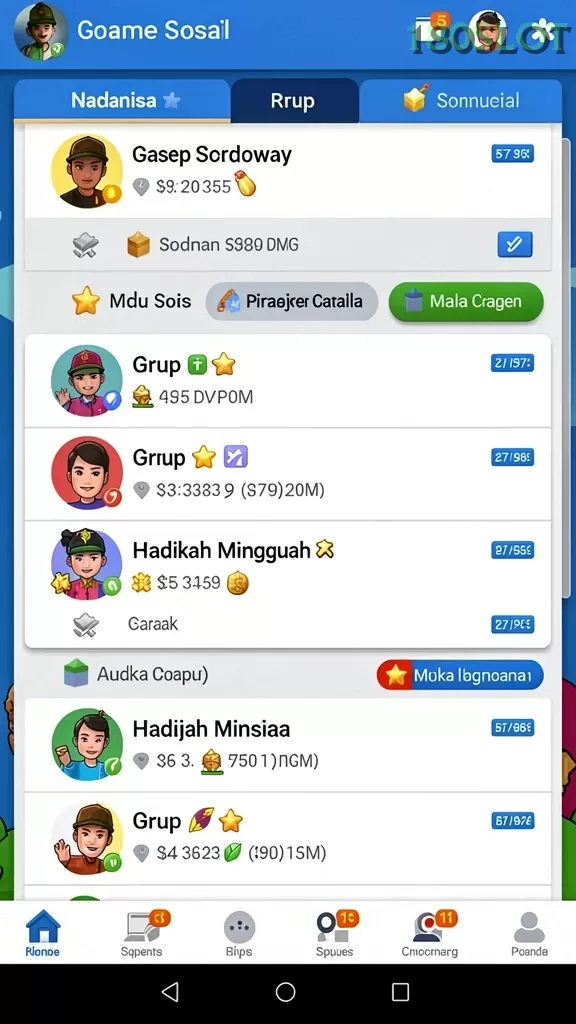 Cuplikan layar MADU303 — aktivitas