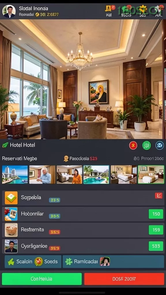Cuplikan layar INOVA77 — aktivitas